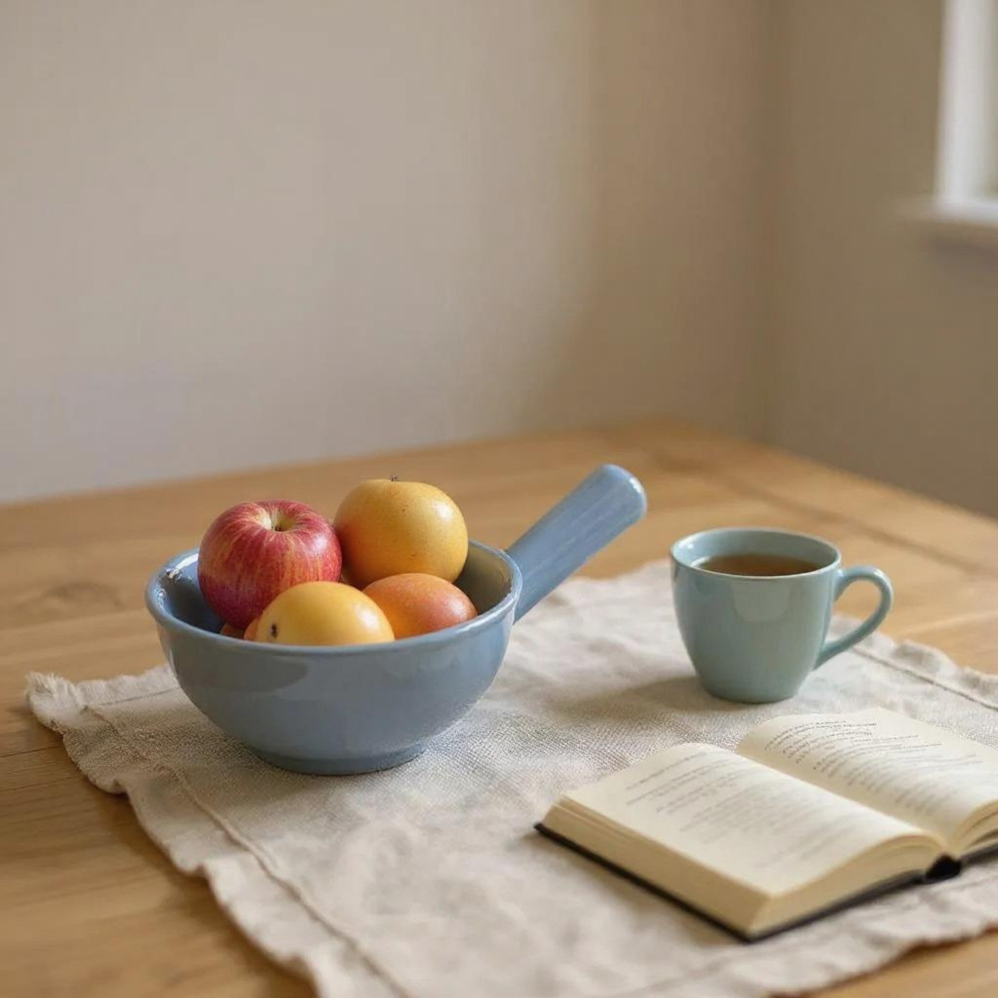 Sky Mist Fondue Bowl